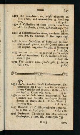 645-656, Dacheroeden, Ernst... - Dedekind, Conr....