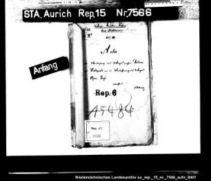 Der Ausbau des Weges von Detern am Aper Tief nach Holtgast ins Oldenburgische