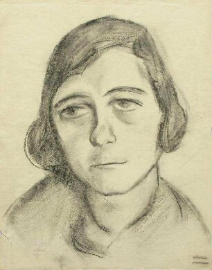 Frau mit Pagenkopf (en face)