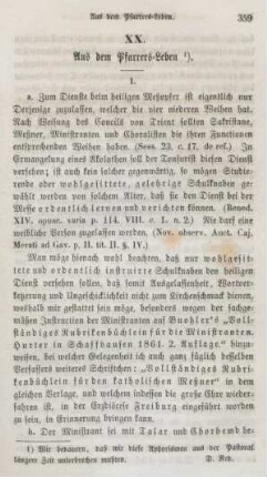 359-367 Aus dem Pfarrers-Leben