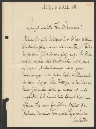 Brief an Clara Schumann : 18.10.1888