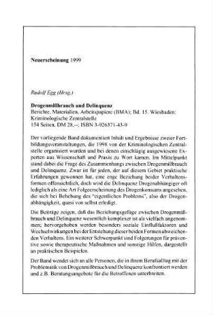 341-346, Neuerscheinungen der KrimZ (1999)