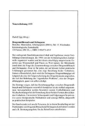341-346, Neuerscheinungen der KrimZ (1999)