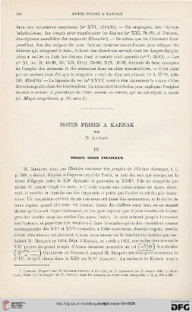 26: Notes prises à Karnak, [3]