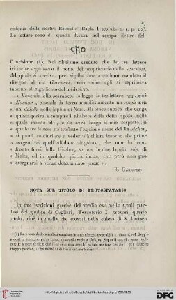 7: Nota sul titolo di Protospatario