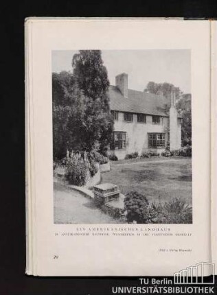 Ein amerikanisches Landhaus in anglikanischer Bauweise, wunderfein in die Vegetation gestellt