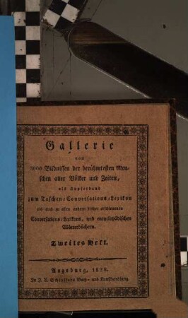 Gallerie von 3000 Bildnissen der berühmtesten Menschen aller Völker und Zeiten ..., 8
