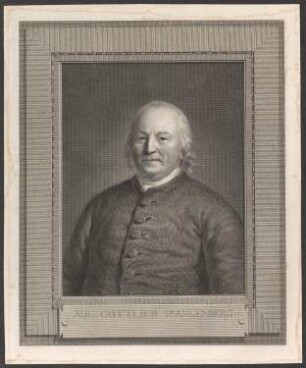 Porträt August Gottlieb Spangenberg (1704-1792)
