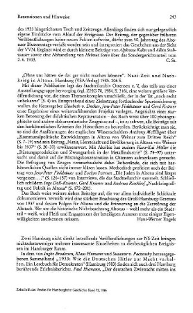 1933, Wie die Deutschen Hitler zur Macht verhalfen, ein Lesebuch für Demokraten, hrsg. von Ingke Brodersen, Klaus Humann und Susanne v. Paczensky : Hamburg, 1983