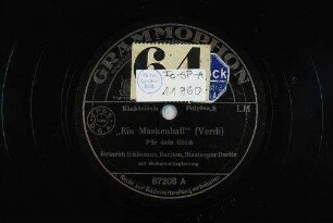 "Ein Maskenball" : Für dein Glück / (Verdi)