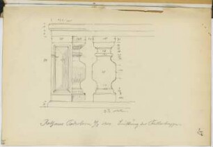 Rathaus, Paderborn: Details (aus: Skizzen- und Fotoalbum 18)