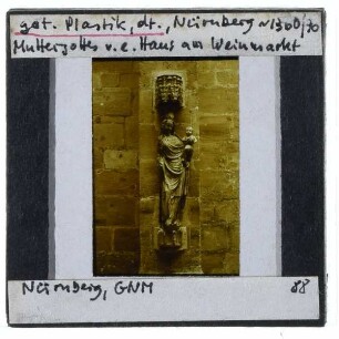 unidentfizierte Madonna mit Kind (Nürnberg? 14.Jh.)