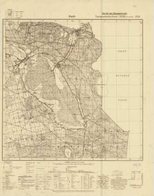 2351 Rieth, Topographische Karte 1:25000 (4cm - Karte)