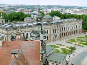 Dresden: Stadtansicht vom Hausmannsturm