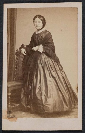Porträt von Agnes Roscher : Porträt von Agnes Roscher. Visitfoto