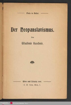 Der Neopanslavismus