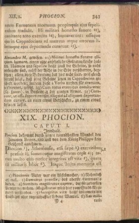 XIX. Phocion