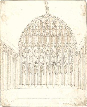 Lange, Ludwig; Lange - Archiv: IV.1 Gotik in Deutschland - Inneraum (Perspektive)