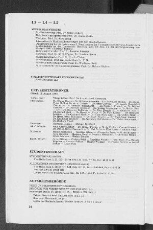 I.4 Studentenschaft