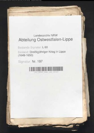 Wöchentliche Kontributionsleistungen an Tillys Armee und Hofstaat