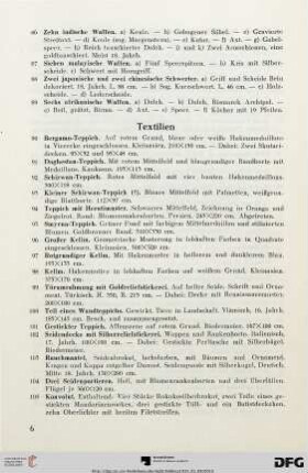 Textilien (Nr. 90-105)