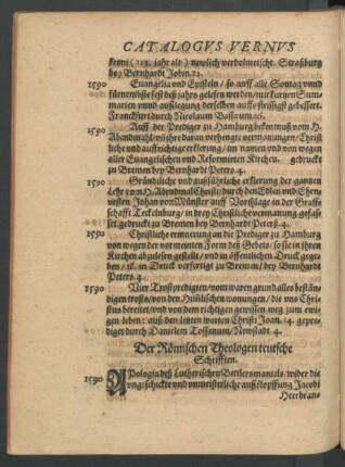 Der Römischen Theologen teutsche Schrifften.