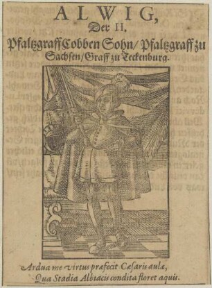 Bildnis des Alwig II., Pfalzgraf zu Sachsen