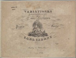 Variationen : über d. beliebten Sehnsuchts-Walzer von L. van Beethoven [Franz Schubert!] ; für d. Piano Forte ; op. 12