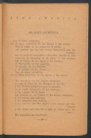 El alma primitiva