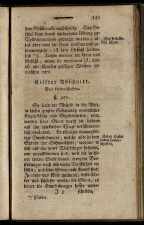 Eilfter Abschnitt. Von Leidenschaften.