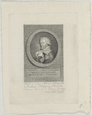 Bildnis des Charles George Auguste de Bronsvic Luneburg
