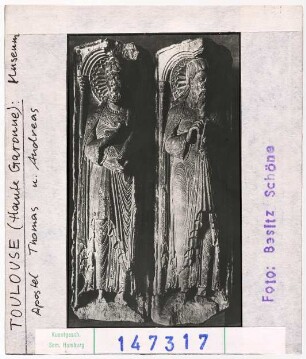 Toulouse: Augustinermuseum, Apostel Thomas und Andreas