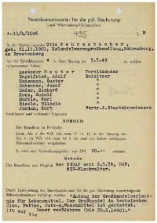 Fehrenbacher, Otto