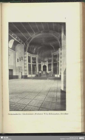 Ausgestaltung eines Protestantischer Kirchenraum