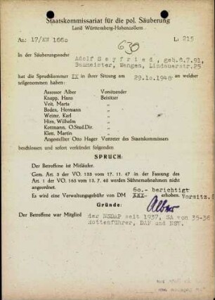 Seyfried, Adolf