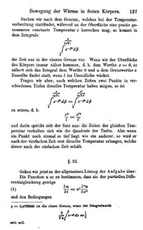 §. 52. Nebenbedingungen: u = 0 für = 0, u = ... (t) für x = 0