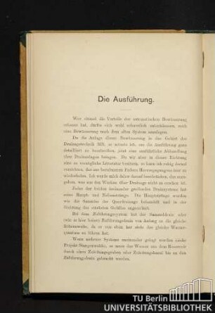 Die Ausführung.