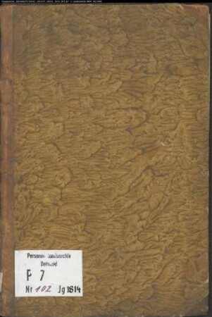 Zivilstandsregister der Munizipalität Freckenhorst (H 1814). (Gemeinde: Freckenhorst, Kreis Warendorf)