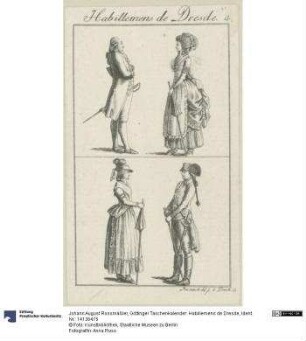 Göttinger Taschenkalender: Habillemens de Dresde