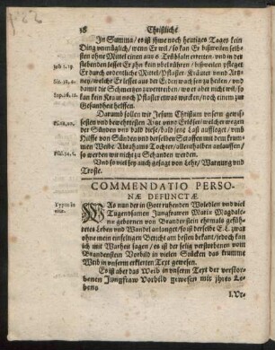 Commendatio Personae Defunctae.