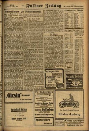 Zweite Ausgabe vom Mittwoch, den 14. Mai 1924.