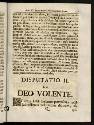 121-159, Quaestio I. De voluntate Dei in communi.