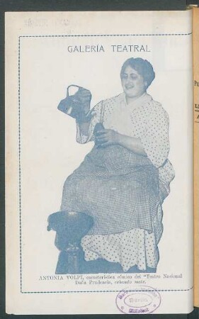 Galería teatral - Antonia Volpi