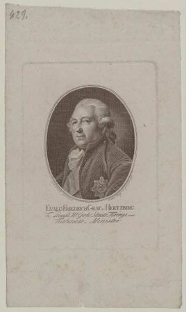 Bildnis des Ewald Friedrich Graf von Herzberg