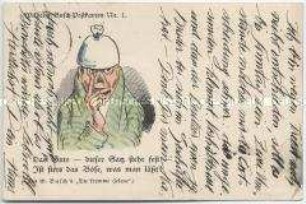 Postkarte mit Motiv von Wilhelm Busch