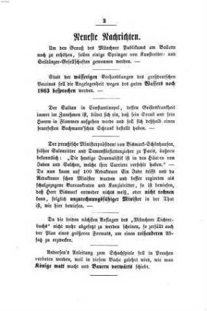 Schalks-Narr : humoristisch-satyrisches Wochenblatt. 3, 3. 1863, Nr. 1 - 39