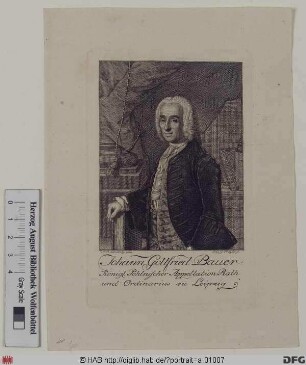 Bildnis Johann Gottfried Bauer