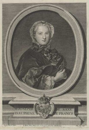 Bildnis der M.-Josephe de Saxe, Dauphine de France