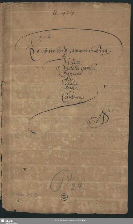 Stimmensatz [Schreiber: Jacobi, S.; u.a.]