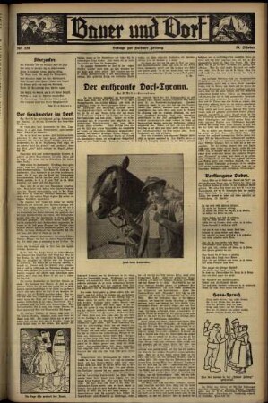 Vierte Ausgabe vom Sonntag, den 14. Oktober 1934.
